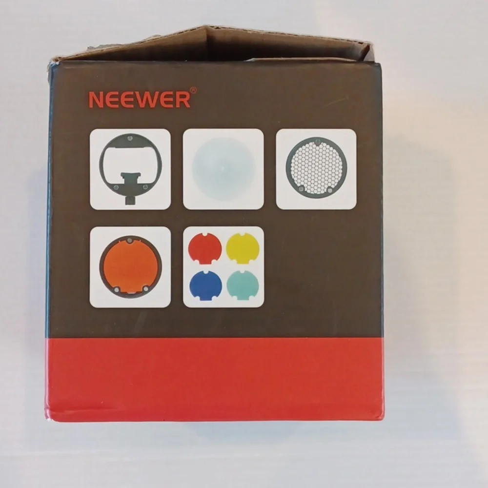 Black and Red Speed Flash Modifier Kit